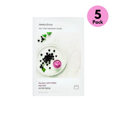 My Real Squeeze Mask 5 pack Acai Berry