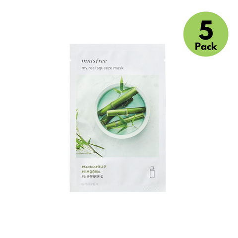 My Real Squeeze Mask 5 pack Bamboo
