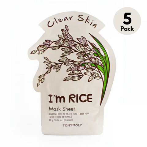 I Am Mask Sheet 5 pack Arroz